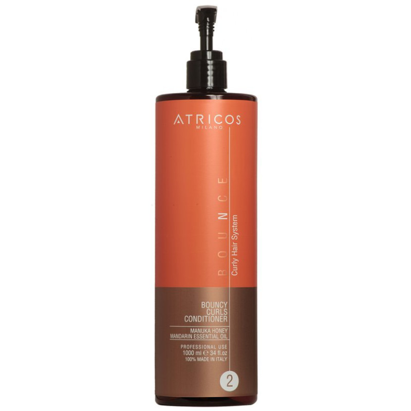 Кондиціонер для кучерявого волосся Atricos Milano Bounce Curl Conditioner 1000 мл Кондиціонер для кучерявого волосся Atricos Milano Bounce Curl Conditioner 1000 мл